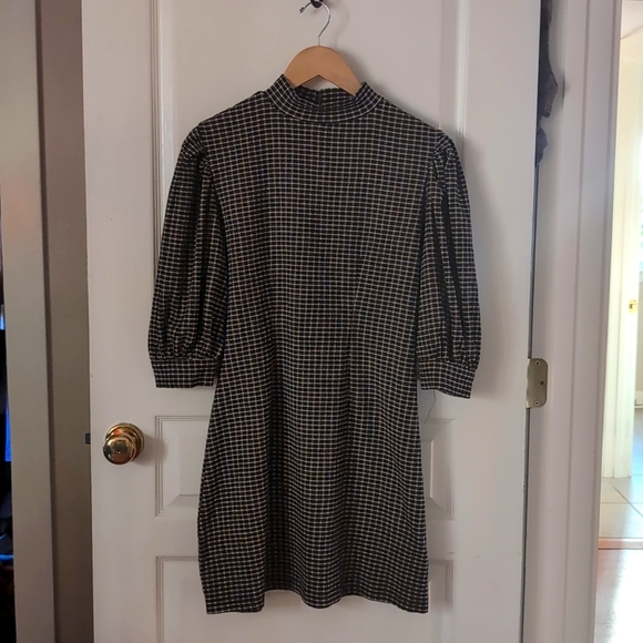 MNG MANGO Plaid Dress - Picture 2 of 5